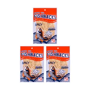 NORTH SEA Spicy Cod Fish Jerky Snacks - 3 Pack (56.7g Each) - Savory & Chewy Seafood Treat