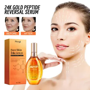 24K Gold Peptide Reversal Essence: Moisturizing, Anti - Wrinkle, Firming, and Anti - Premature Aging Essence Skincare Serum