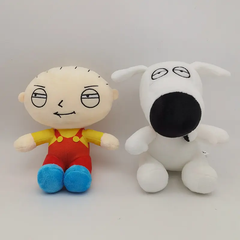 Family Guy Plush Doll Brian Stewie Cartoon Stuffed Toy Fans Gift
