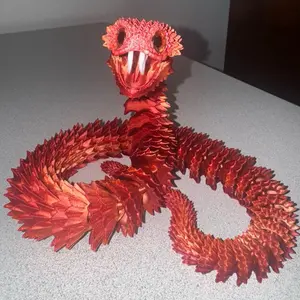 3D Print Snake Figurine - Articulated