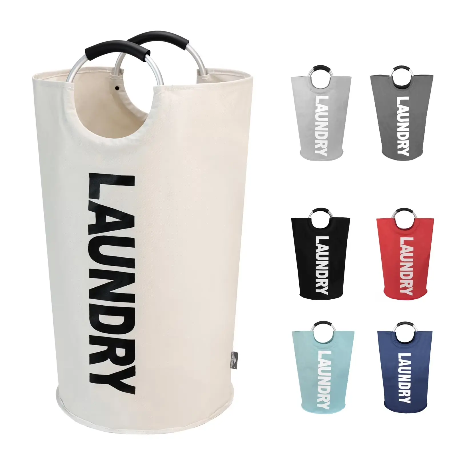 90L Large Laundry Basket, Collapsible Laundry Bag, Foldable Laundry Hamper, Folding Washing Bin