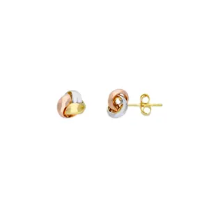 Knot Stud Tri-color