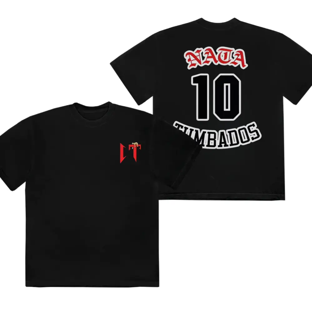 Nata 10 Corridos Tumbados T-Shirt, Hoodie & Sweatshirt, Unisex Cotton Tee Featuring Bold Back Design and Logo, Comfortable Fit for Men and Women, Great Gift for Music Fans and Streetwear Lovers