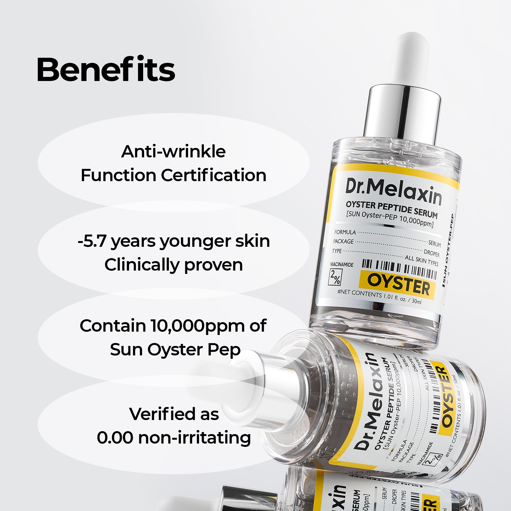[Dr.Melaxin Official] Oyster Pep-3 Serum & Cream | Anti-aging, Wrinkles, Elasticity, Dull Skin, Firming | Korean Cosmetics