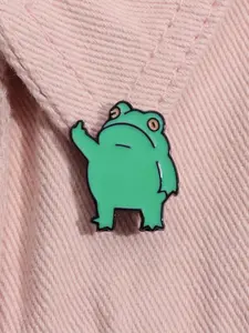 Cute Frog Design Cufflinks Summer Outfits 2024, Animal Shaped Alloy Studs for Men & Women, Fashion Accessories for Party, Daily Clothing Decor for Birthday Gifts