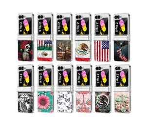 For Samsung Galaxy Z Flip 6 - Design Drop Proof TPU Protection Impact Cover Case Cellphone Accessories Protective Casing