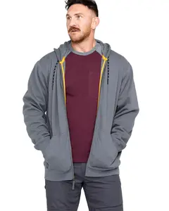Hawx Men's Zip-Front Hooded Work Jacket - Hf18f1-Chr