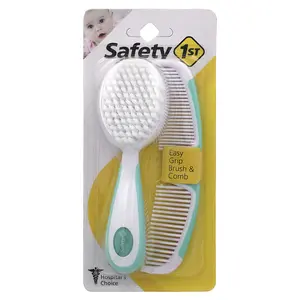 Safety 1st Easy Grip Brush & Comb, 2 Pieces
