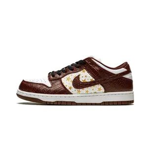 SB Dunk Low "Supreme - Stars - Barkroot Brown" DH3228 103