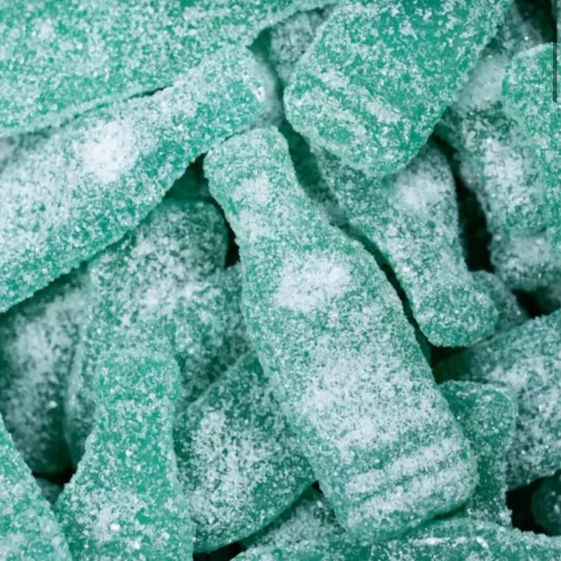 Sour Fruit Soda bottles Swedish candy 6 oz