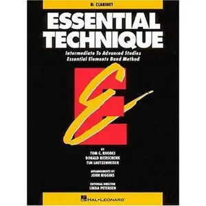 USED-Essential Technique - BB Clarinet Intermediate to Advanced Studies (Book 3 Level) by Rhodes Biers (Paperback)
