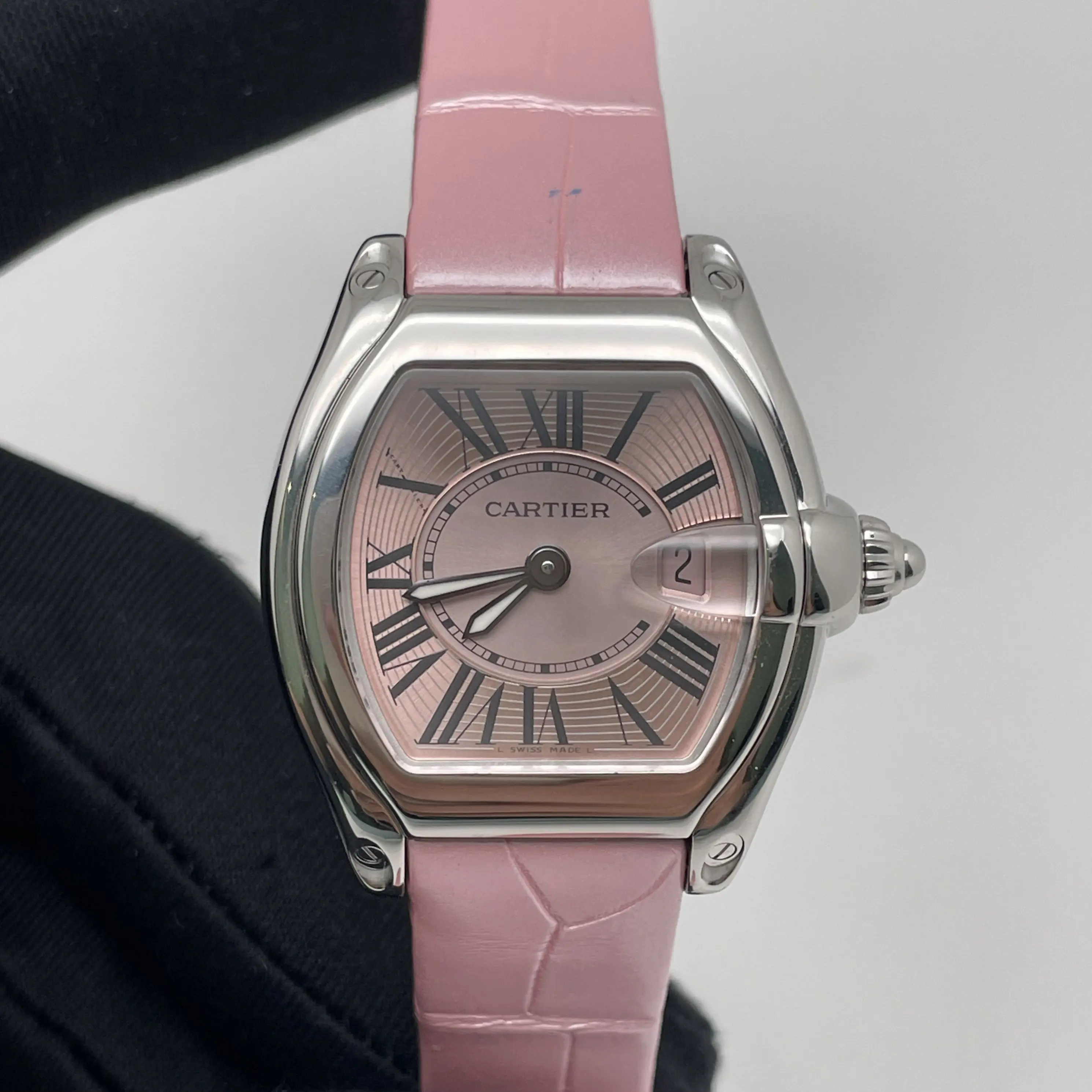Cartier Roadster SM Quartz Watch 37x32.8mm W62017V3/3823