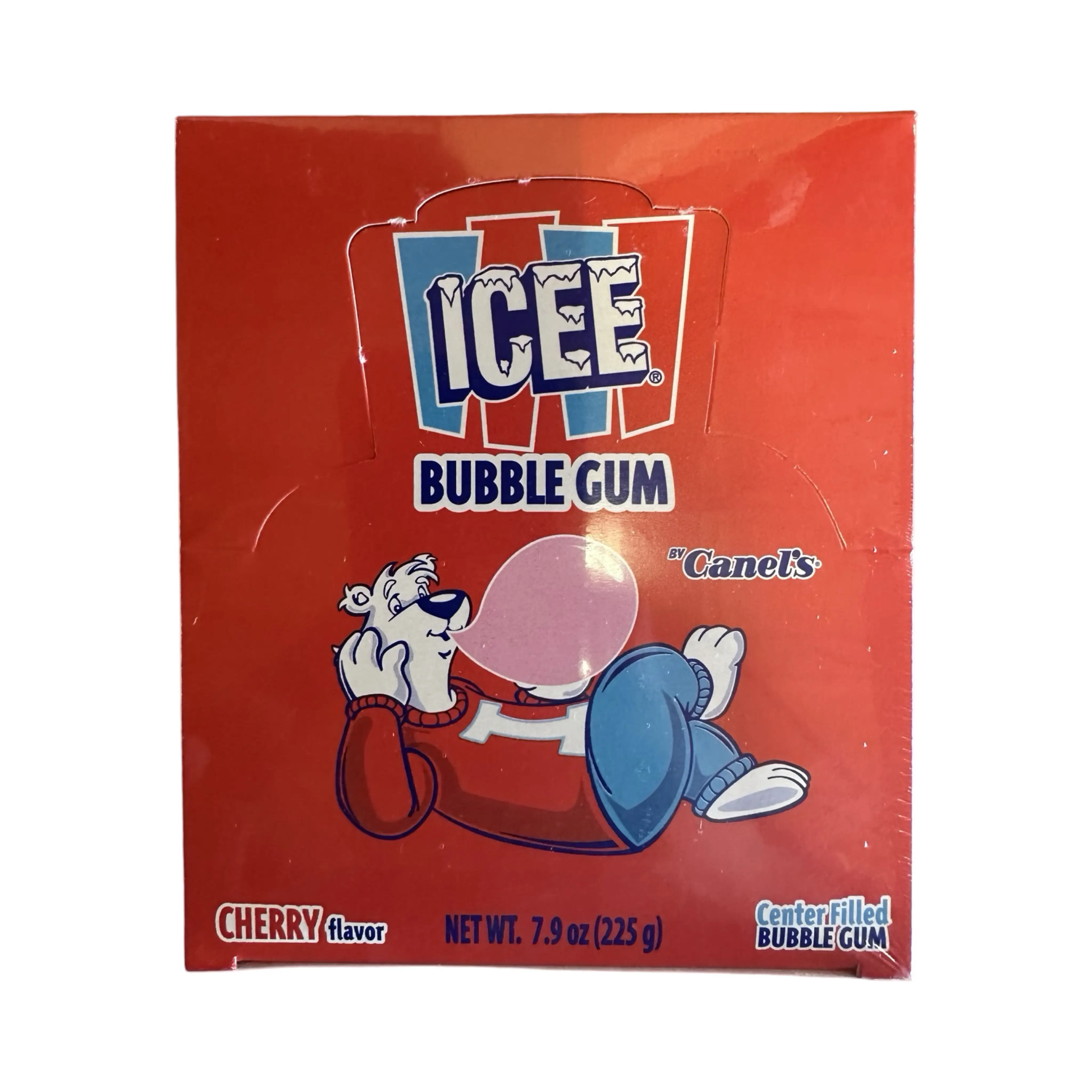 ICEE Cherry Splash Bubble Gum with Liquid Filled Center (45 Count), Mexican Candy, Sweet Snack Flavor, Dulces Mexicanos Candies