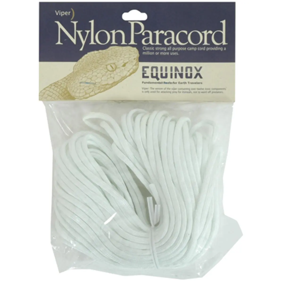 212 MAIN 50ft White Parachute Cord - Heavy-Duty Nylon Rope, Durable Nylon Rope for Tools & Hardware Applications