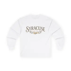 Syracuse Laurel Wreath Long Sleeve Tee | Collegiate Town Shirt
