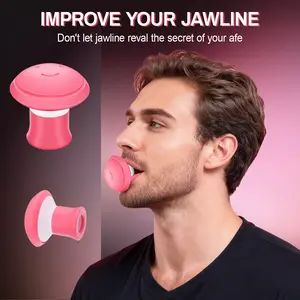 3PCS Face Exerciser Set for Skin Firming Anti Wrinkle Jaw Exerciser V Shape Double Chin Slimmer Mouth Exercise Tool Breathing Device Soft Silicone Daily Use