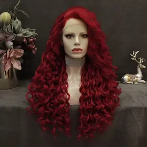 IMstyle Madison deep curly 26‘’ 13*2 lace front wigs grey&red&blonde&black&brown&ombre N18 collection