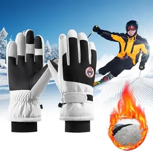 Winter Ski Gloves for Men & Women - Waterproof Windproof Thickened Insulated Gloves | Touchscreen Anti-Slip Warm Gloves for Skiing, Hiking, Cycling & Outdoor Winter Sports (Cold Resistant to -40°F)