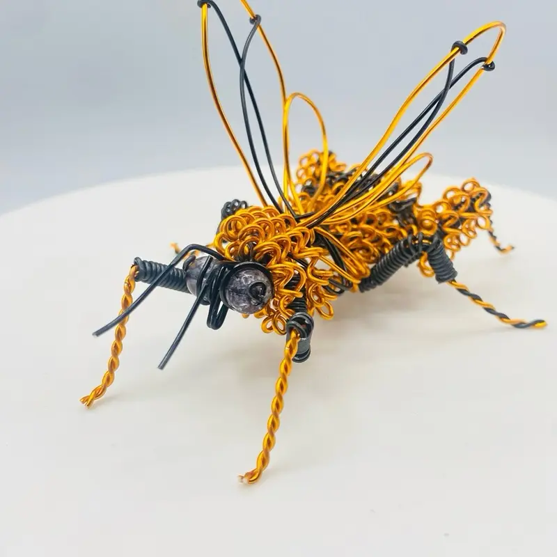 Bee wire sculpture