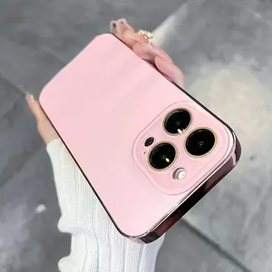 2024 New Years Pink Triple-Camera Phone Case - Durable Red Gift Accessory for Protection for iphone 11/12/13/14/15 pro max and for iphone 14 plus Accessories Cover