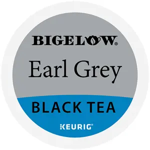Bigelow Earl Grey Tea - Keurig K-Cup Pods - Black Tea - Black Tea Bergamot Flavors - Single Serve Tea Drinks - High Box Count