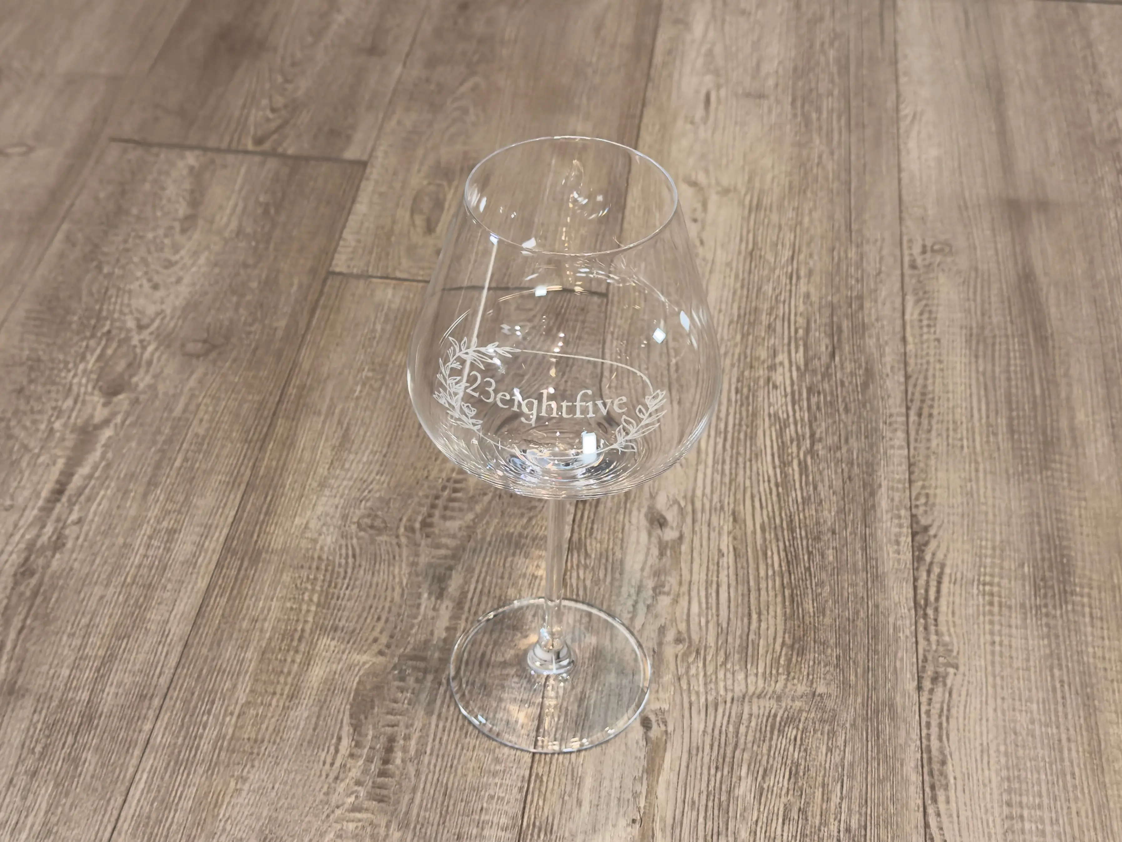 Custom Laser Engraved Premium Wine Glass 23 oz