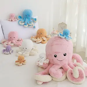 Octopus plush toy, large octopus plush toy, octopus doll, birthday gift. heart box box-cute collectible animal baby Cuddly Cat Realistic memorable stuffed childhood festival hamster pomni Cartoon Rabbit Plush Toy trendy Football lemon huggable sensory