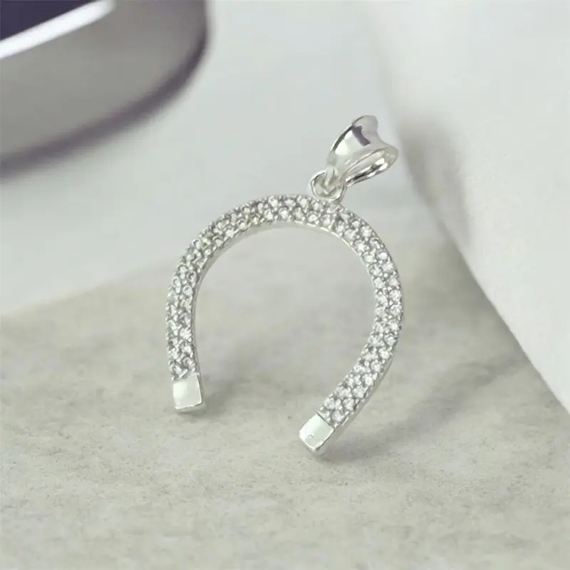 Silver 925 Horseshoe charm lucky charm | Herradura plata 925