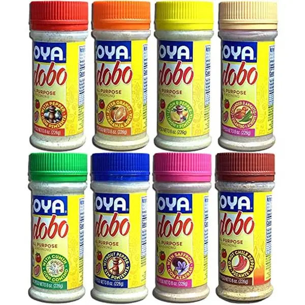 Goya Adobo All Purpose Seasoning Ultimate Variety Pack | 8 Ounce | 8 Flavors Including With Pepper, Without Pepper, Bitter Orange, Lemon & Pepper, etc.