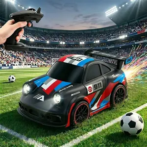 Rechargeable Induction Remote Control Car with LED Lights, Interactive Follow Mode Racing Toy, Perfect Birthday Gift for Kids 3 Modes Motion Sensing RC Car, 2.4G 4WD High Speed Drift Stunt Car,