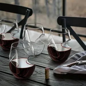 8 pcs, 16 oz red wine glasses, suitable for parties, weddings, gatherings, iced coffee, juice, whisky and as gifts.