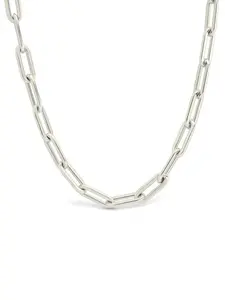 Sterling Silver Paperclip Chain Necklace
