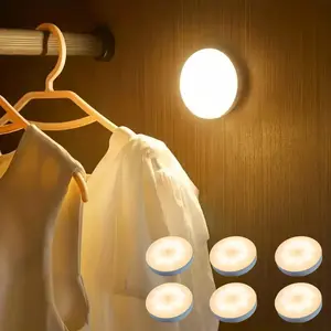 USB Rechargeable Wall Mounted Light, Motion Sensor Wall Light, Dimmable Wall Lamp for Staircase, Wardrobe, Bedroom, Bedside Shoe Cabinet, Home Decor Light, Wall Sconce, Rechargeable Wall Sconces