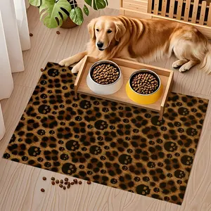 [Easy Clean Pet Mat] Non-Slip, Washable Pee Pads for Dogs | High Quality Leopard Skull Pattern Dog & Cat Pad, Feature for Kennel Mats, Comfortable All-Season Dog Supplies Suitable for Dog Beds, Litter Boxes and Holiday Gifts