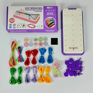 Friendship Bracelet Making Kit, DlY BraceletString Kit,Interchangeable Beads, DlY CraftKit for Girls, Arts and Crafts Toys, RewardingActivity