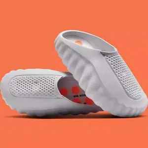 Mind 001 Summer Slide Slides Mind001Designer Slippers Soft Rubber TechComfortable Sandals Mules Clog Black RedBone Light Smoke Grey Men Women for Beach