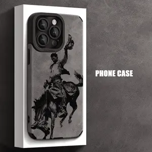 Vintage Western Cowboy Riding Design Phone Case, Compatible with iPhone 17/16/15 Pro Max/14 Pro/12 Pro/iPhone 11/15 Plus/13/16 Pro/14 Pro/15 Pro/12 Pro Max/13 Pro/iPhone 12/14 Plus/14/11 Pro Max/16 Pro Max/15 Pro Max/13 Pro Max