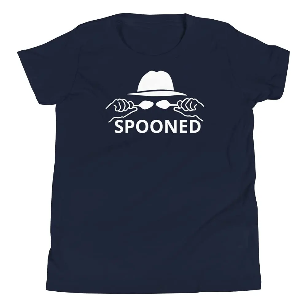 SPOONED - Youth Short Sleeve T-Shirt Navy