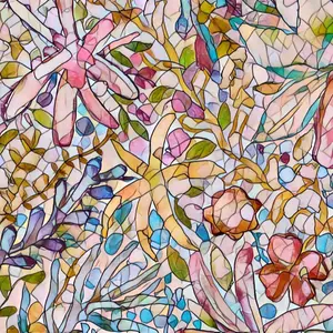 Floral Mist Art Print by Afaf Khalil