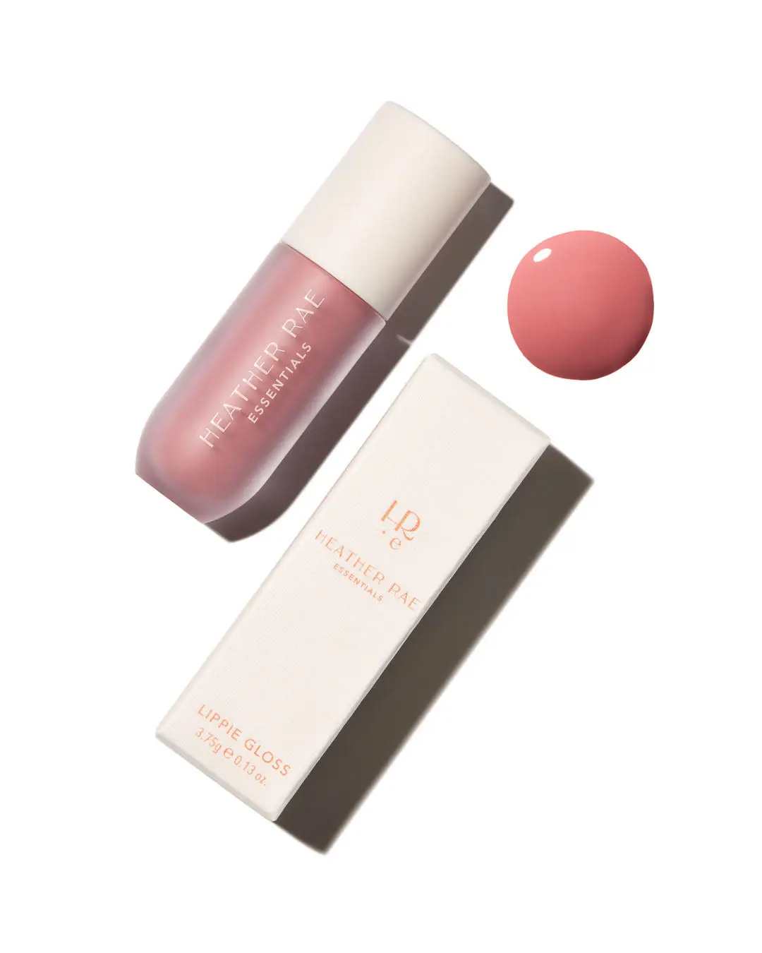 Heather Rae Essentials Love Letters Lippie Gloss – Natural Pink Vegan Lip Gloss that Adapts to Your Skin Tone – Clean Beauty, Moisturizing, Non-Sticky Formula