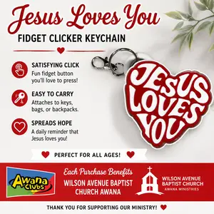 Wilson Avenue Baptist Church AWANA Clicker Key Chain Fundraiser