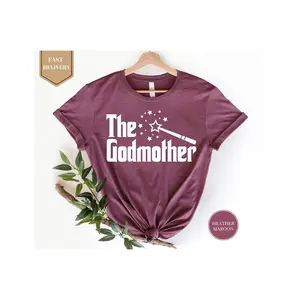 The Godmother Shirt, Godmother Gift, Godmother T-Shirt, Shirt for Godmother, Baptism Shirt, Gift for Godmother, Mothers Day Shirt, Mom Shirt