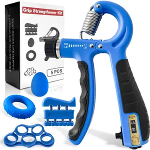 Huge Price Drops!!! Grip Strengthener Forearm Strengthener Hand Grips Strengthener Kit - 5 Pack Adjustable Resistance
