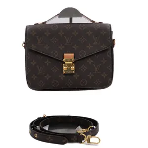 Pre-owned Louis Vuitton Leather Shoulder Bags Pochette Metis Medium Monogram JM AY09