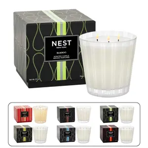 Nest New York Scented Candle 21.2oz | 3 Wick Nest Candle Non Toxic & Fresh | Enhance Relaxtion,Romance and Fragrance Glass Scented | Gift Valentine