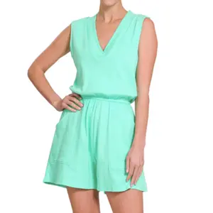 Mint V Romper