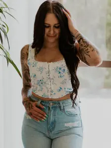 Sophia's Floral Crop Top