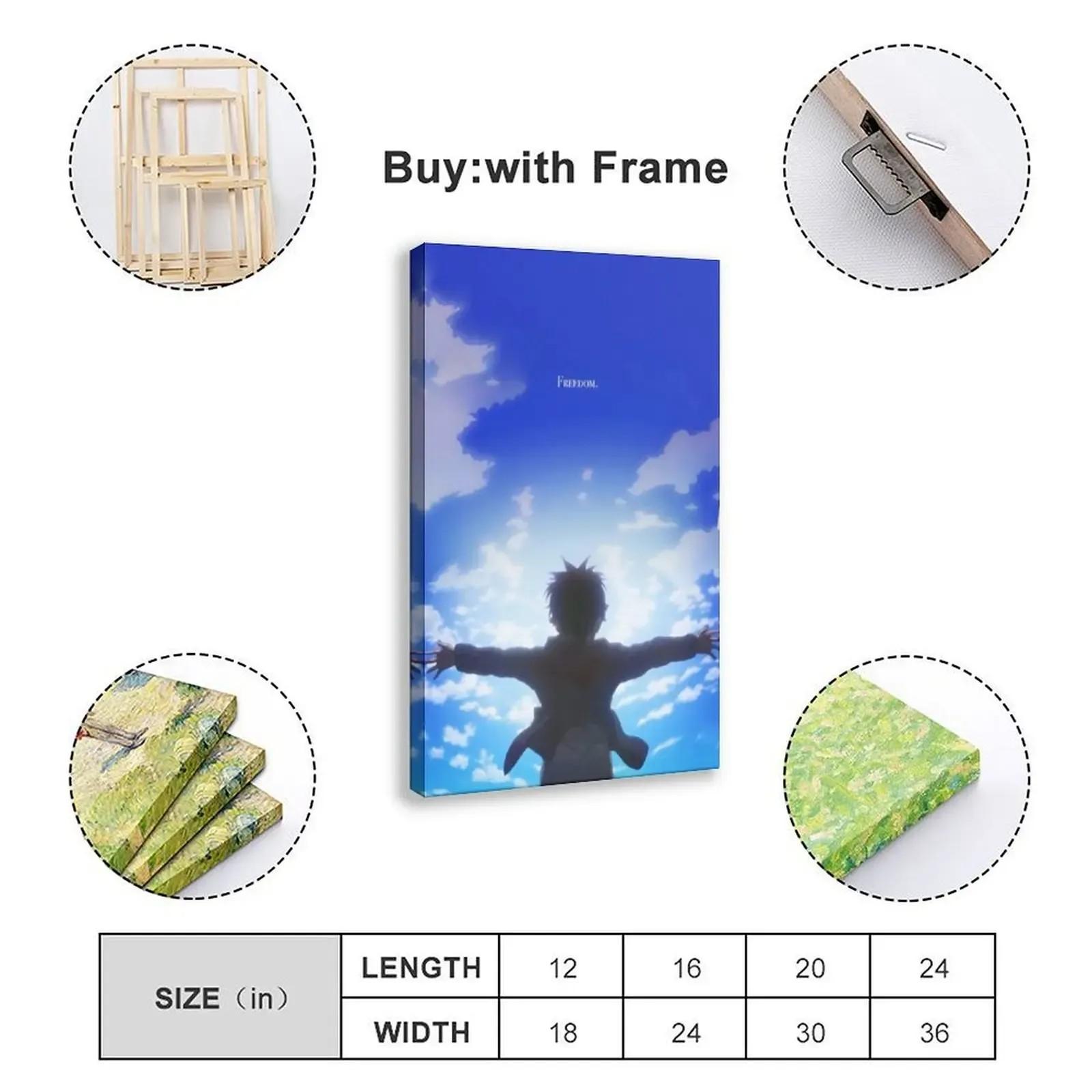 Attack On Titan Poster AOT Atrippy Anime Wall Art for Room Aesthetic Bedroom Dorm Decor Eco-Friendly Materials Fade-Resistant Waterproof UV-Protected Vibrant Colors - Illustrations