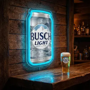 Bush LIGHT LED Neon Decor, Perfect for Wall Decoration; LED Neon Lights for Bedrooms Are Also Great for Decor Men's Bars, Pubs, Restaurants, and Other Venues - Ideal Gifts for Holiday Parties. Add a Unique Touch to Your Home Decor