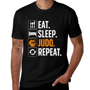 Cool Judo Art Mens T Shirts Cotton Short Sleeve T-Shirt Crew Neck Tees Casual Shirt